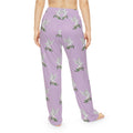 GPS Women's Lilac Dove-of -Peace  Pajama Pants. Buy With CC Blu's Premium Matching Sweatshirt Sleep Hoodie & Socks!