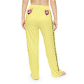 Women's Yellow Pajama Bottoms With A Happy Habit Inspirational Message! Buy It With CC Blu's Matching Yellow Sleep Shirt Top & Socks.