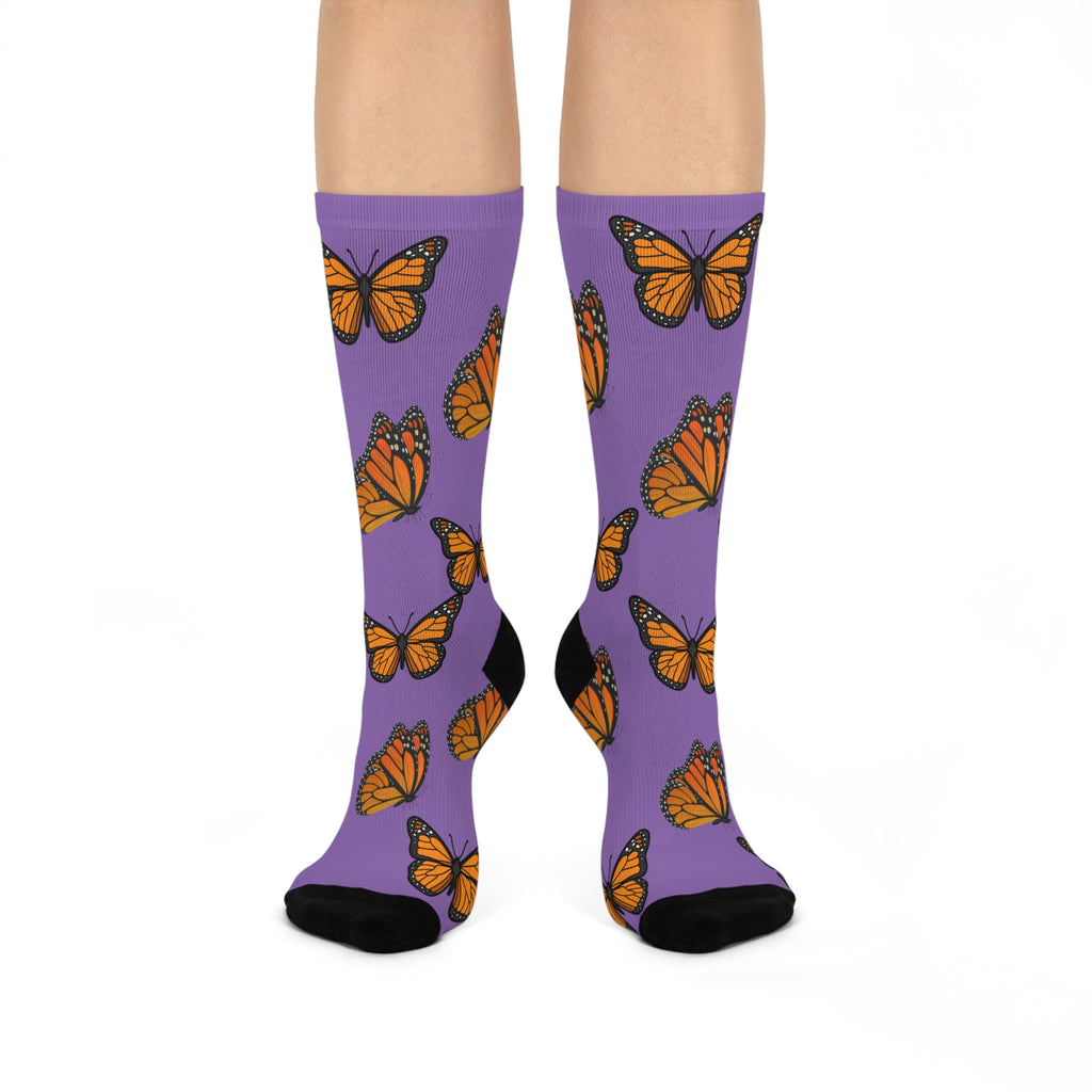 Monarch Miracles Inspirational Passionate Purple Super Designer Socks! Made to Match All CC Blu SlumberWear!
