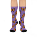 Monarch Miracles Inspirational Passionate Purple Super Designer Socks! Made to Match All CC Blu SlumberWear!
