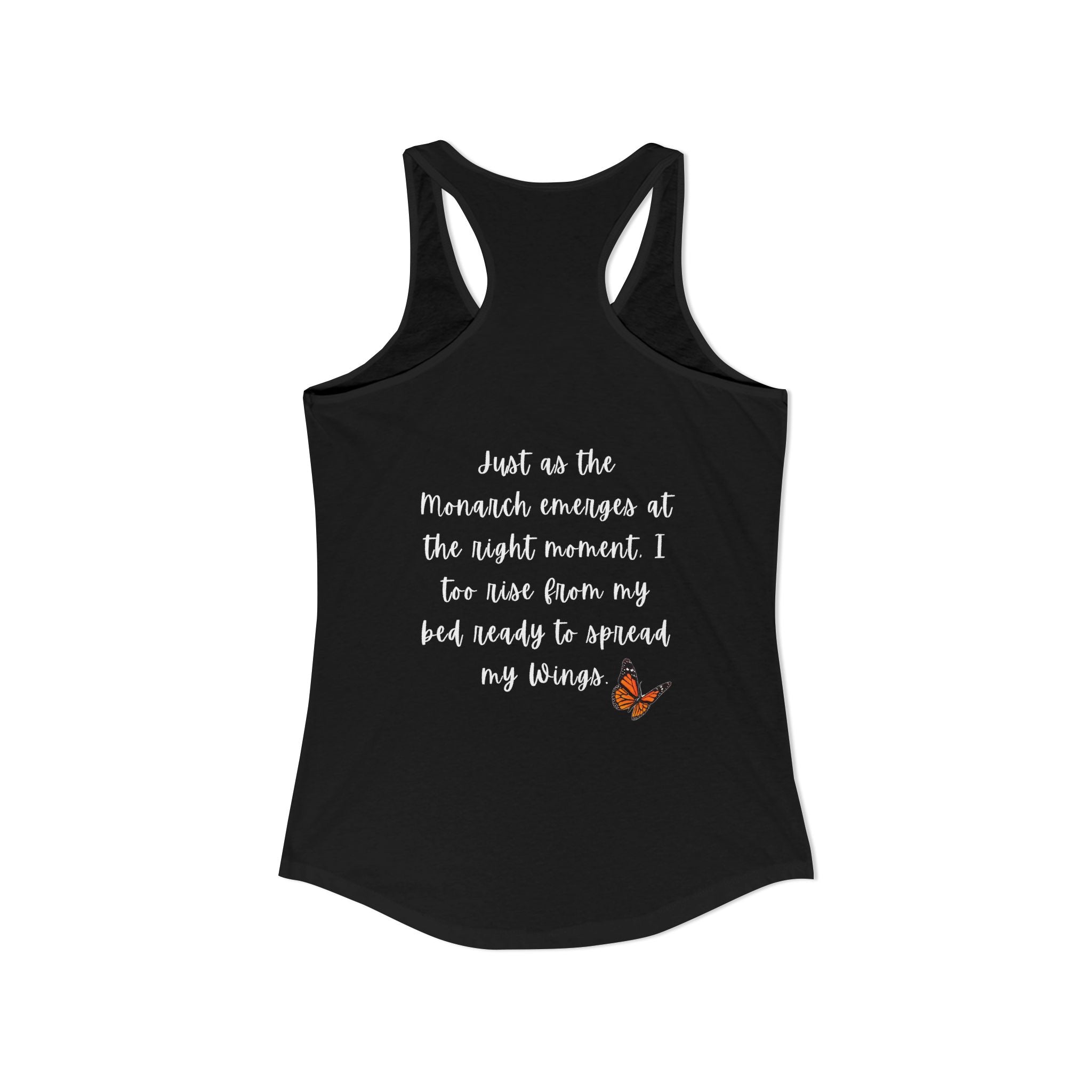 Monarch Miracle Black Racerback Sleeper-Tank for Women, Add CC Blu Mix & Match to Complete Your Look!