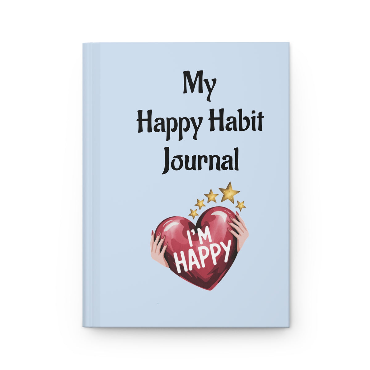 Happy Habit Blue Life-Tracking Inspirational Hardcover Journal. Add CC Blu SlumberWear Mix & Match Mug, Sleep-Shirt, With-A-Message, PJ Pants, & Socks!