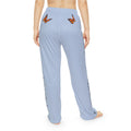 Women's Inspirational Monarch Miracle Light Blue Pajama Pants With-A-Message! Pair Them With Monarch V-neck Sleeper-Shirt for Fun!