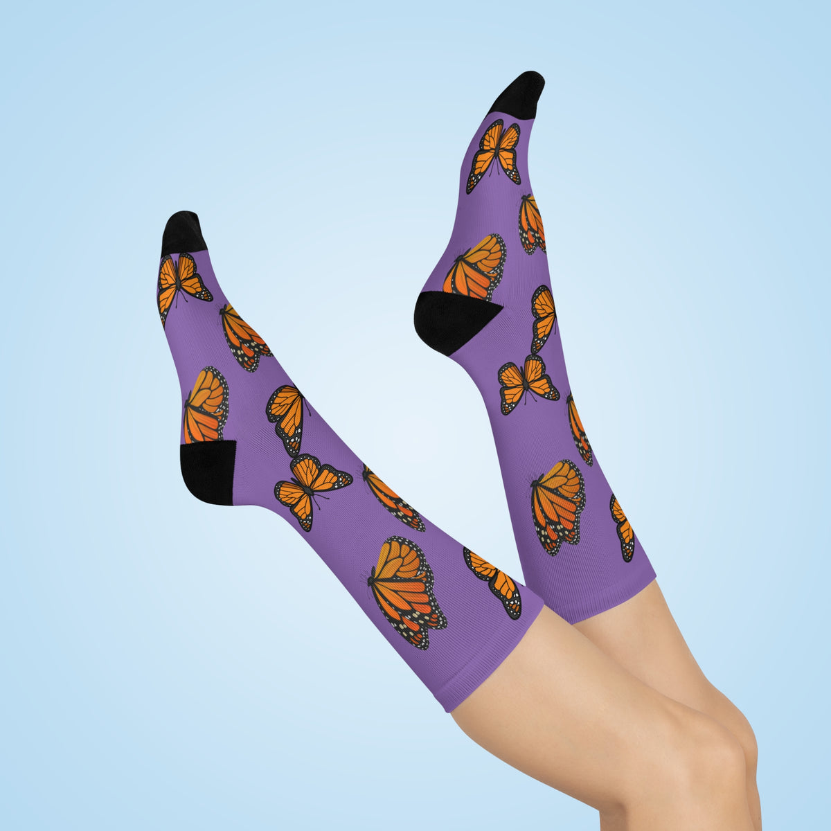 Monarch Miracles Inspirational Passionate Purple Super Designer Socks! Made to Match All CC Blu SlumberWear!