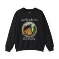 Women's Monarch Miracle Inspirational Black Sweatshirt-Style Pajama Sleep-Top With-A-Message!  Pair It With Matching PJ Pants