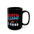 Happy Is a Habit, Black Morning Mug: A Meaningful Message, A Favorite Morning Drink, & Another Opportunity To Practice HAPPY!