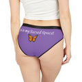 Women's Inspirational Monarch Miracle Passionate Purple Hipster Undies! Match It With CC Blu's Sleepshirt T-Dress & Socks!